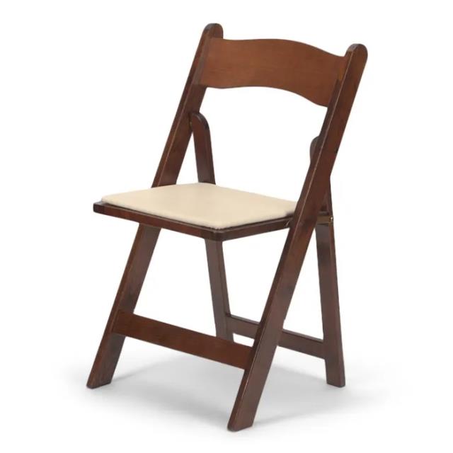 Rental store for FRUITWOOD RESIN FOLDING CHAIR in Orange County CA